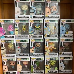 Rick and Morty Funko pop collection